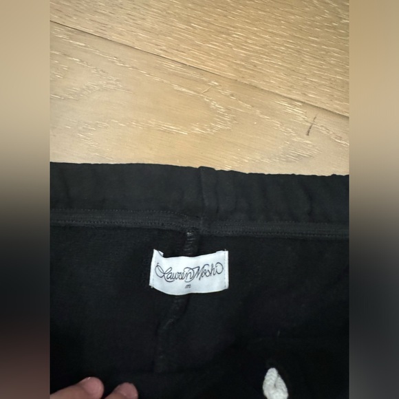 Lauren Moshi Medium Peace Sign & Faces Black Joggers. ⚡️☮️ - Picture 4 of 4